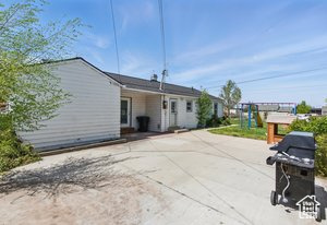 Back of property featuring a patio