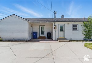 View of back of property