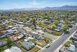 Drone / aerial view of mountains