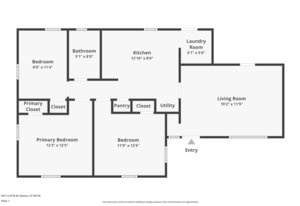 Floor plan / room layout