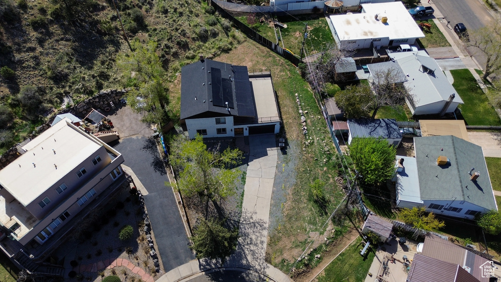 Drone / aerial view featuring a residential view
