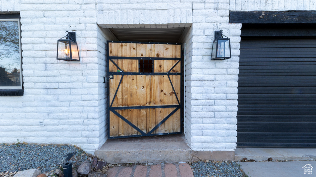 View of entrance to property