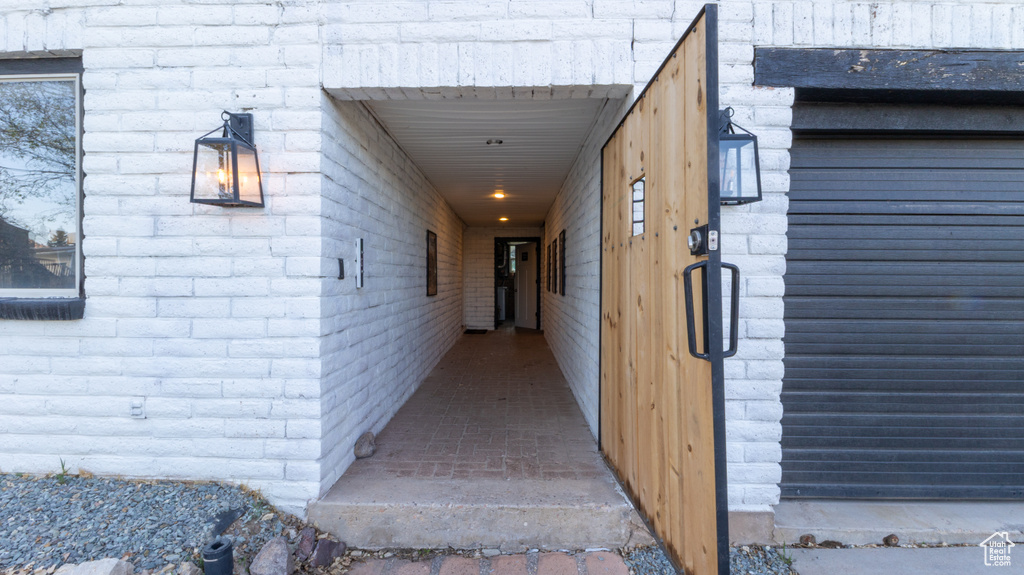 View of entrance to property