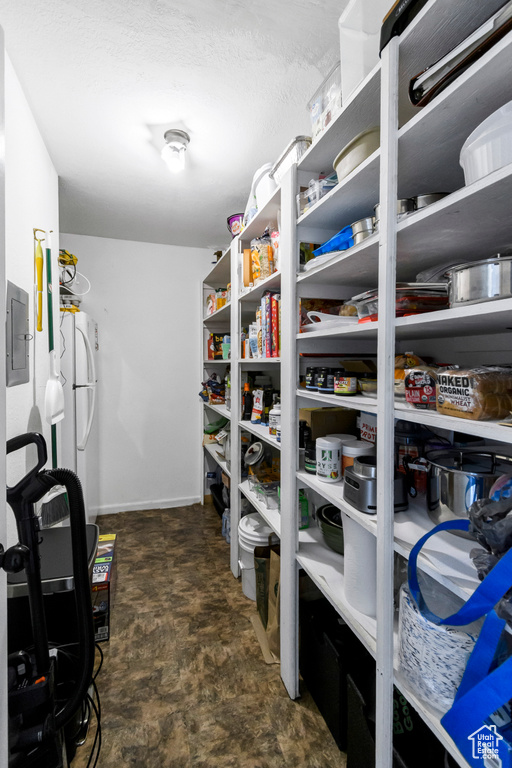 Pantry featuring electric panel