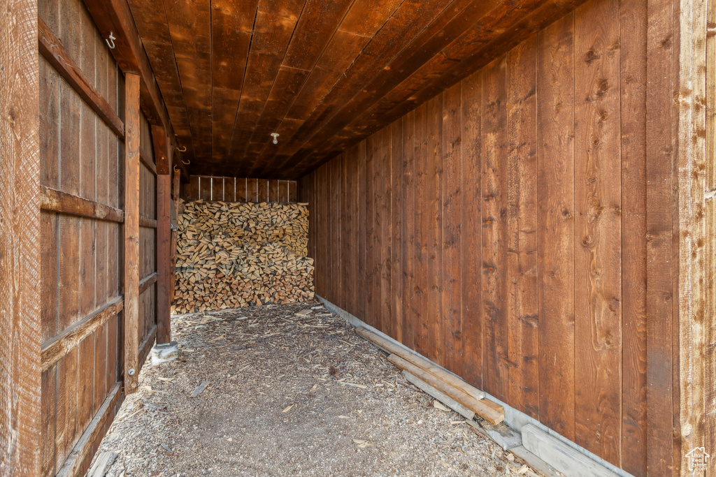 View of storage area