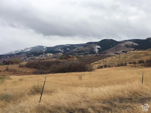 Property view of mountains featuring a rural view