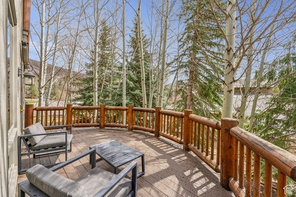View of deck