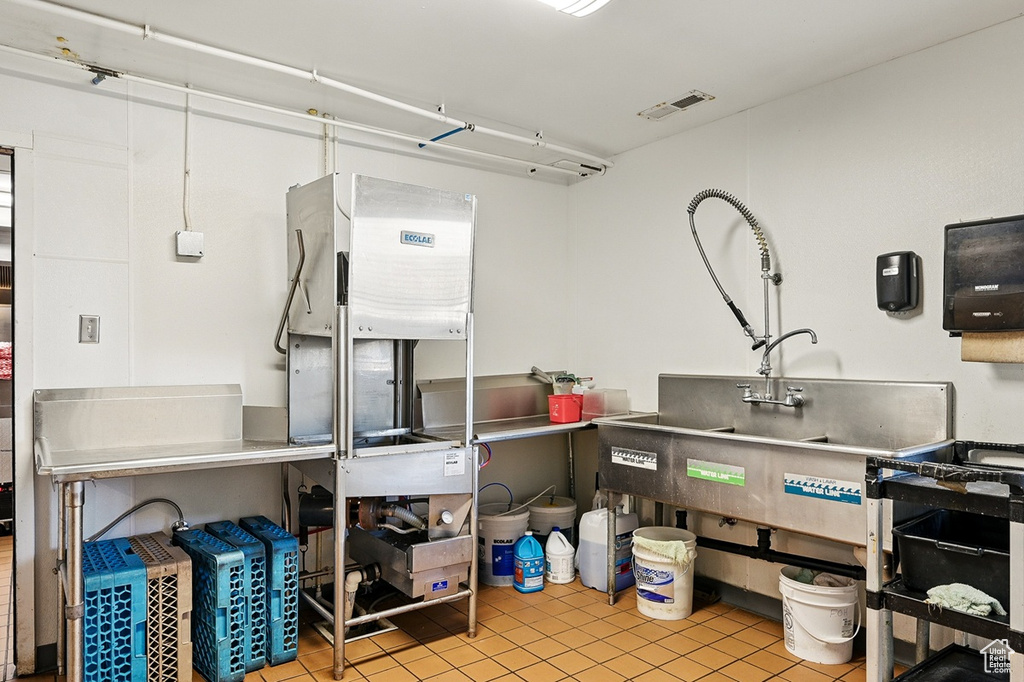 Storage room with visible vents