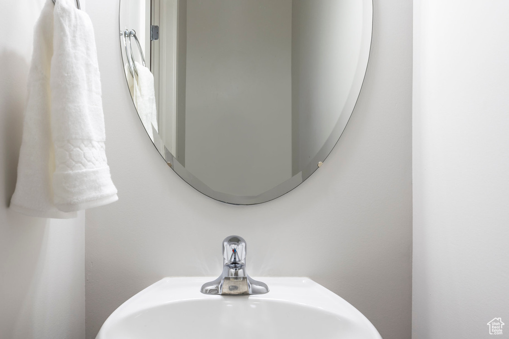 Bathroom featuring a sink