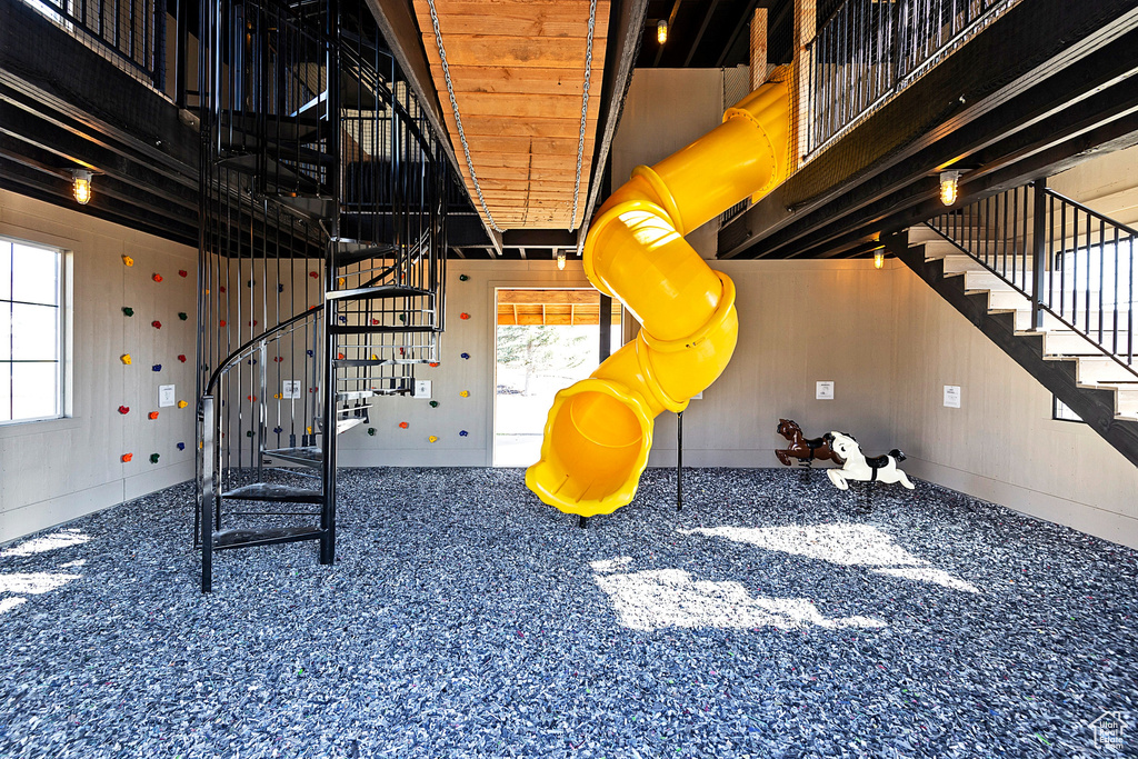 Interior space featuring plenty of natural light