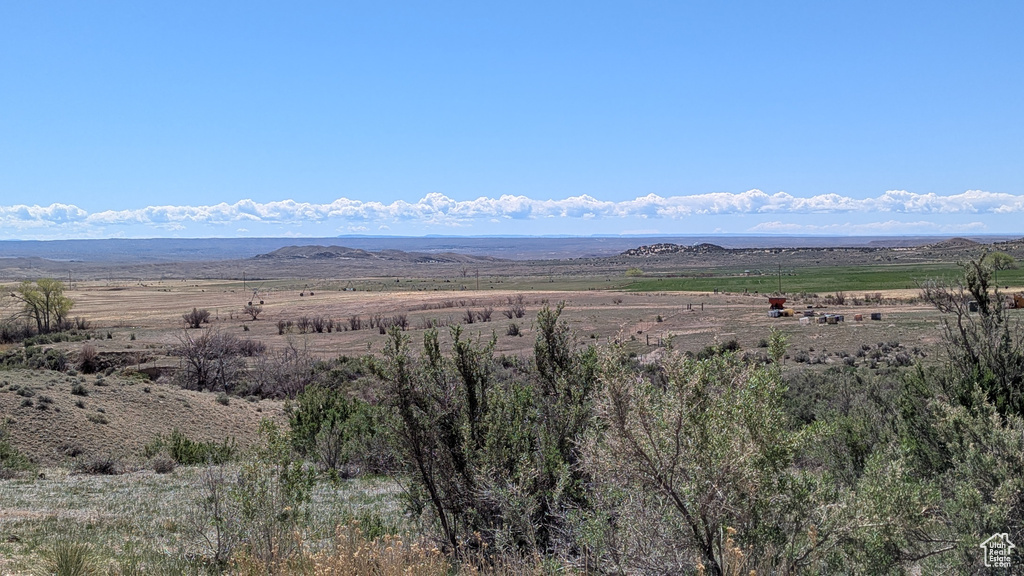 View of mountain feature with a rural view