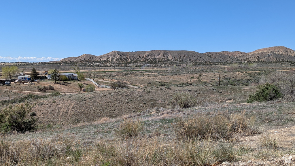 Mountain view with a rural view