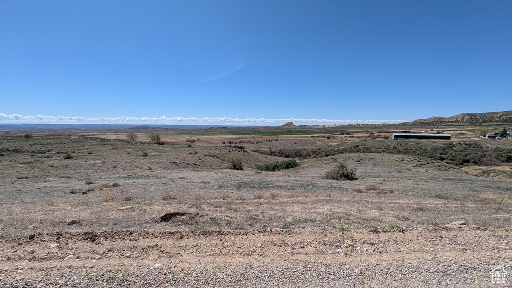 Mountain view with a rural view