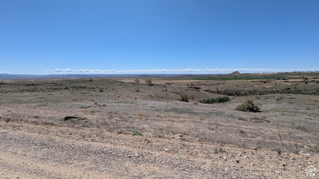 View of mountain feature with a rural view