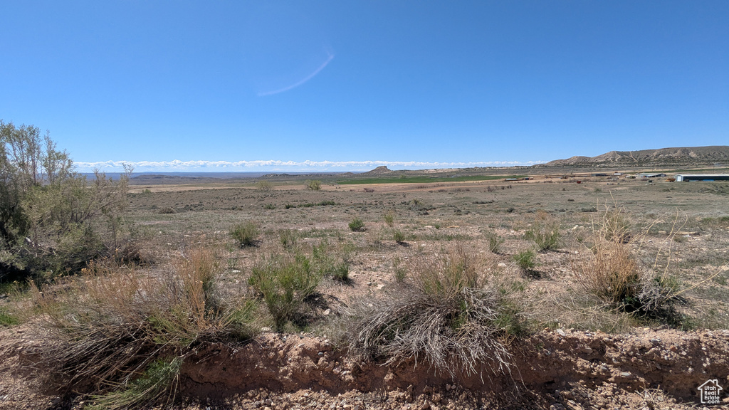 Mountain view featuring a rural view