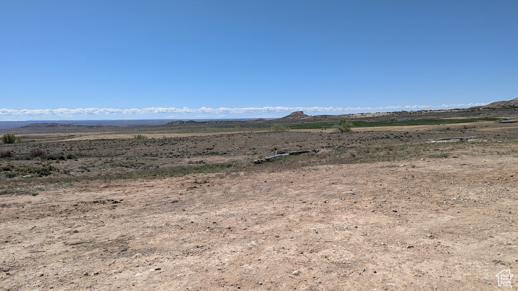 View of mountain feature with a rural view