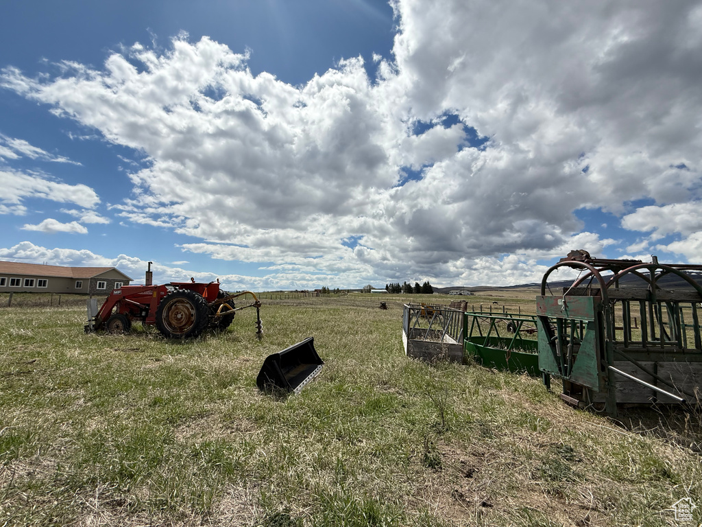 View of yard featuring a rural view