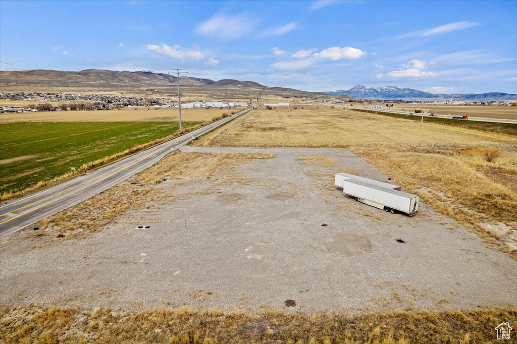 Exterior space featuring a mountain view and a rural view