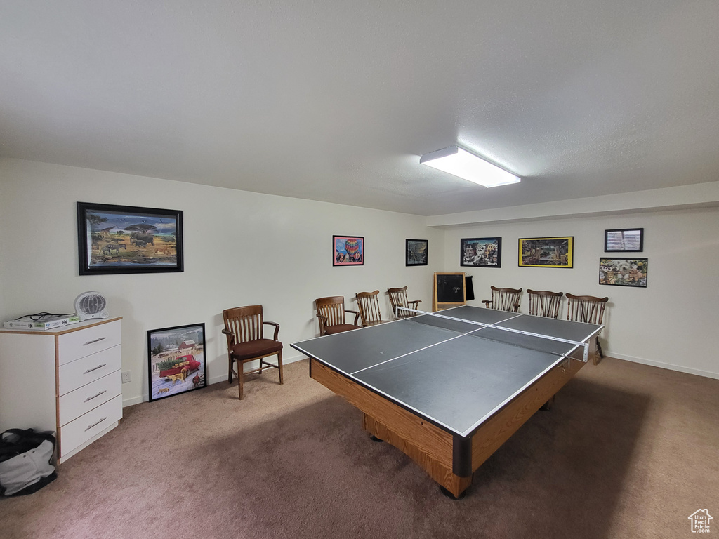 Playroom featuring baseboards and carpet flooring