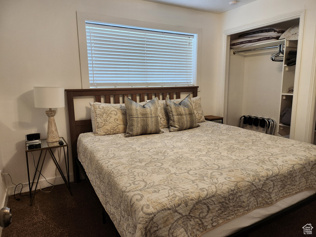 Bedroom featuring a closet