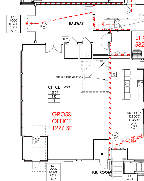 View of layout