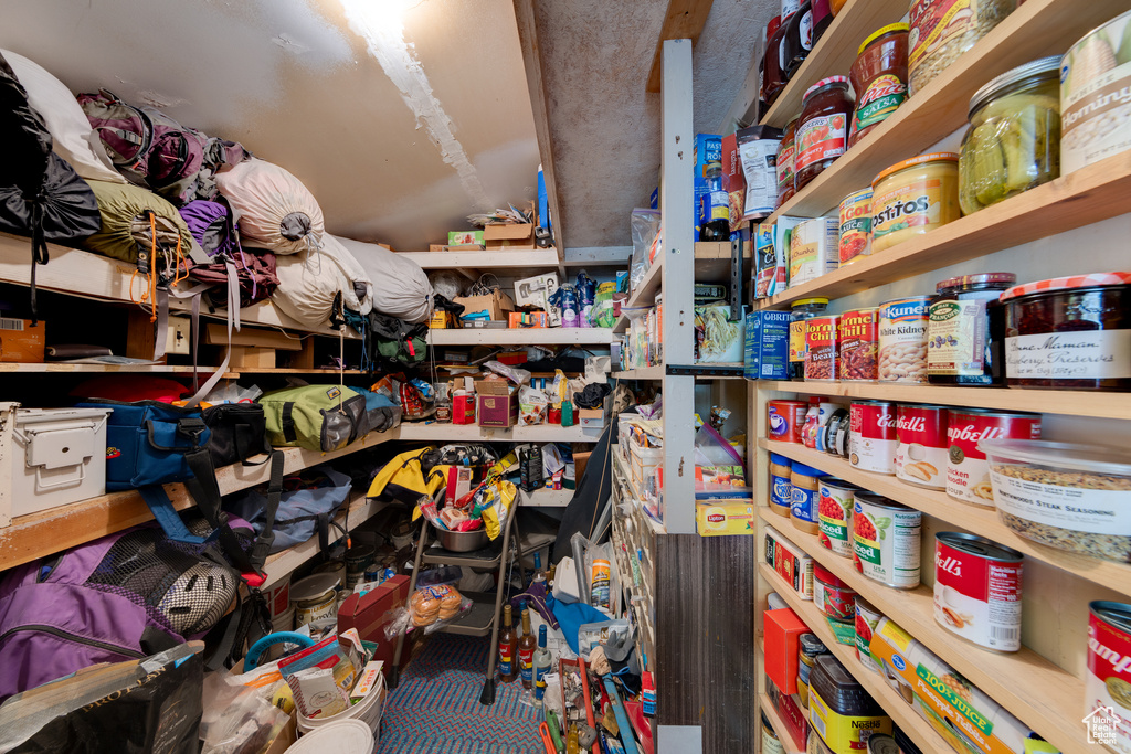 View of storage room