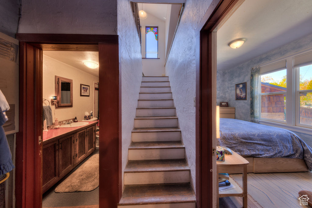 View of stairs