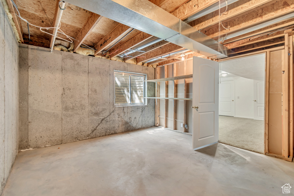 View of basement