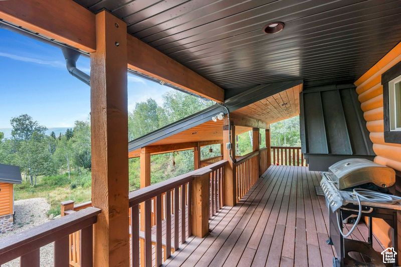 View of deck