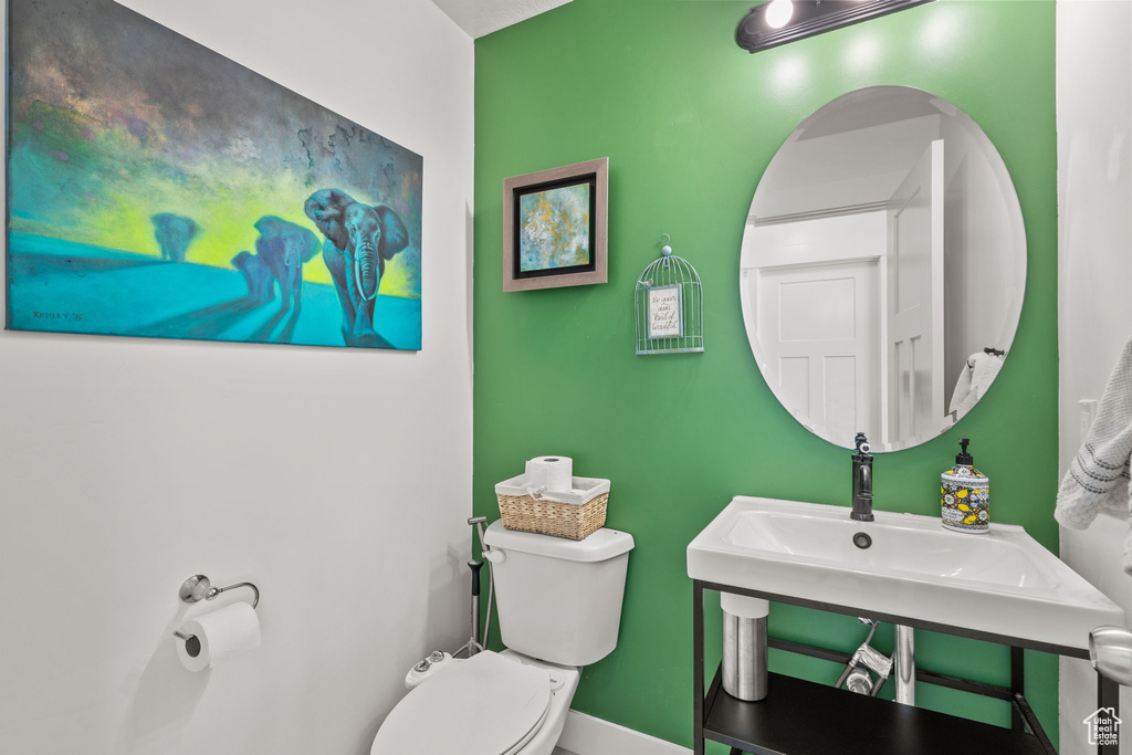 Bathroom with toilet