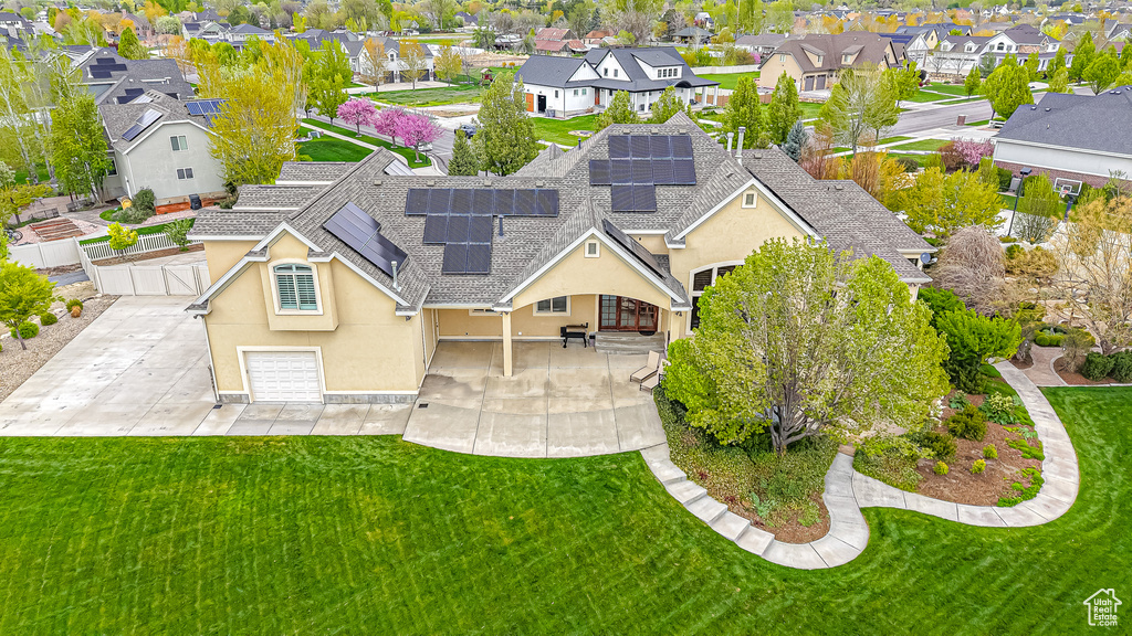 Drone / aerial view featuring a residential view