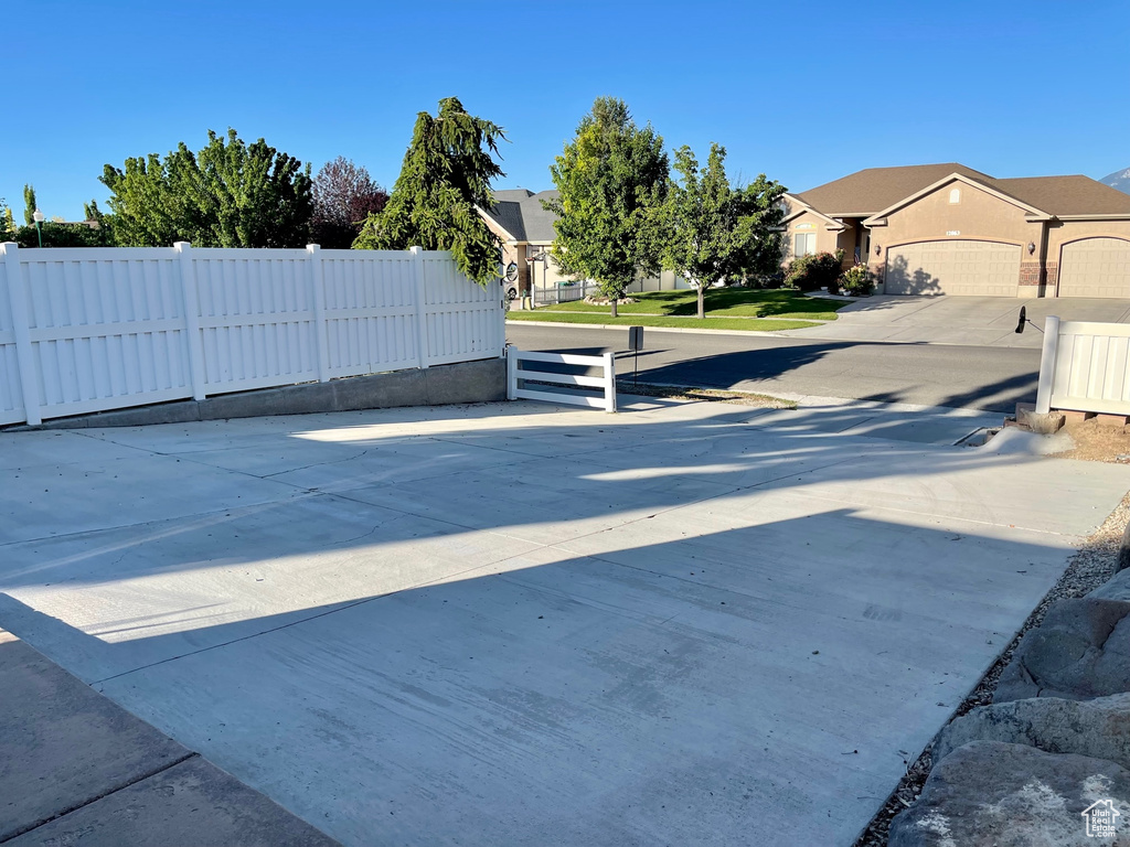Exterior space with a residential view
