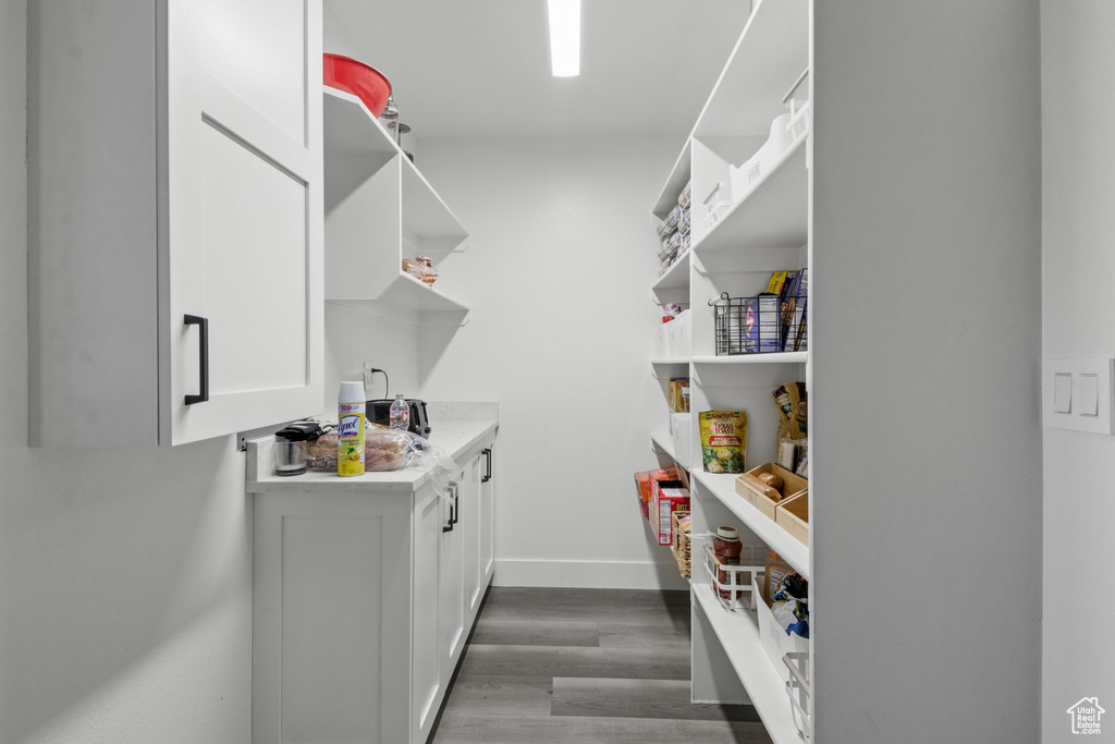 View of storage area