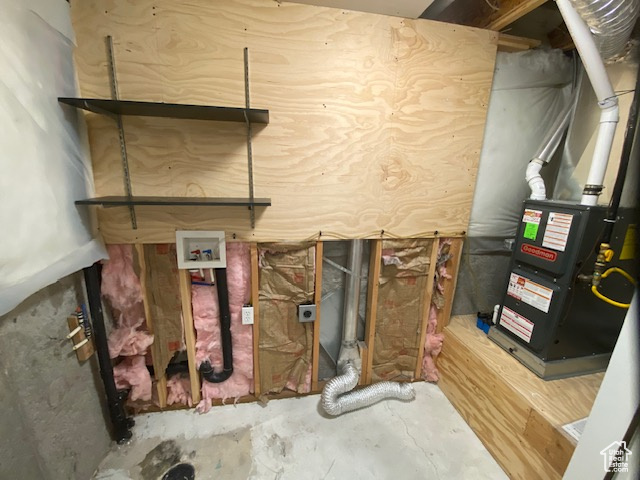 View of utility room