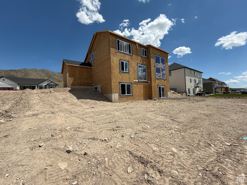View of rear view of property