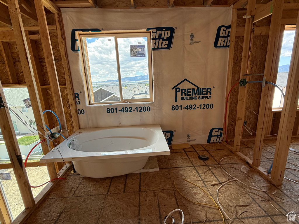 Full bath with a tub