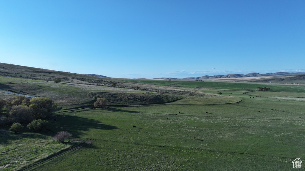 View of community with a mountain view