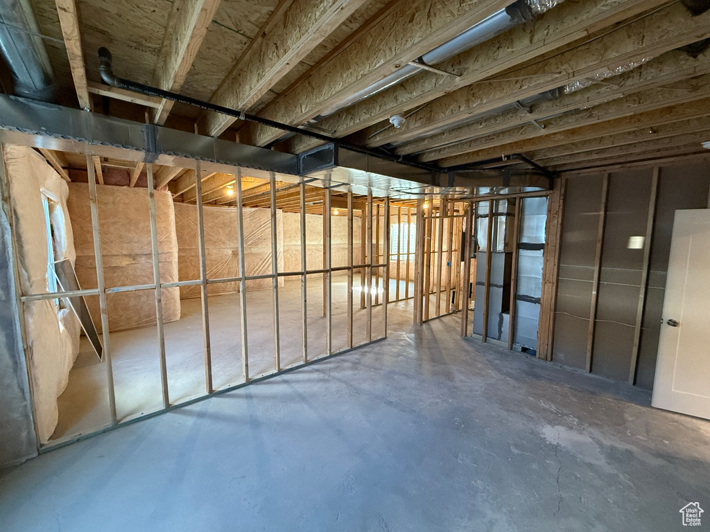 Miscellaneous room featuring concrete floors