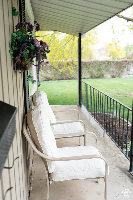 View of patio
