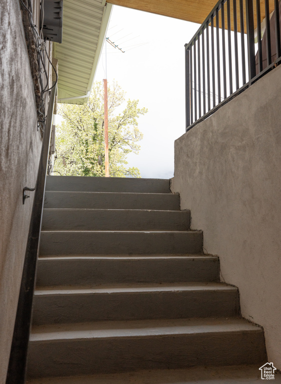 View of stairs