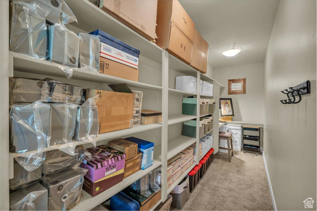View of storage room