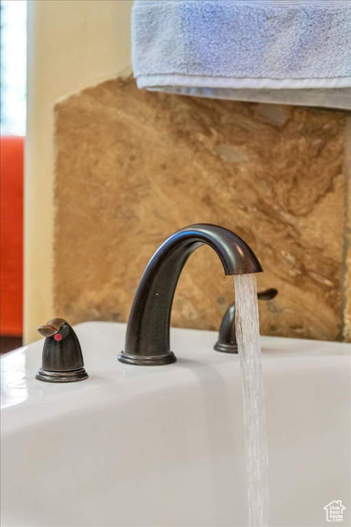 Interior details featuring a sink