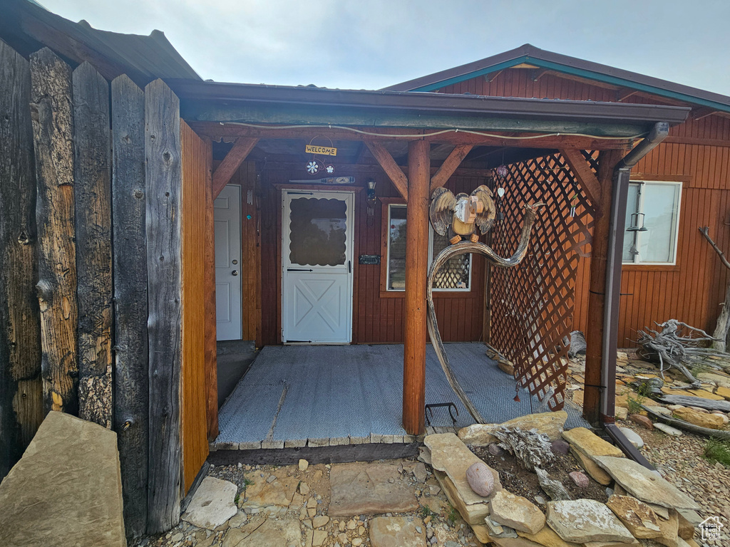 View of entrance to property
