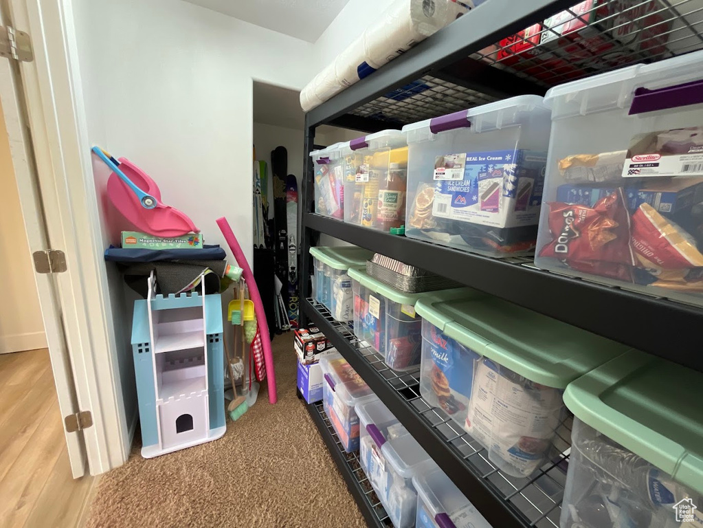 View of storage area