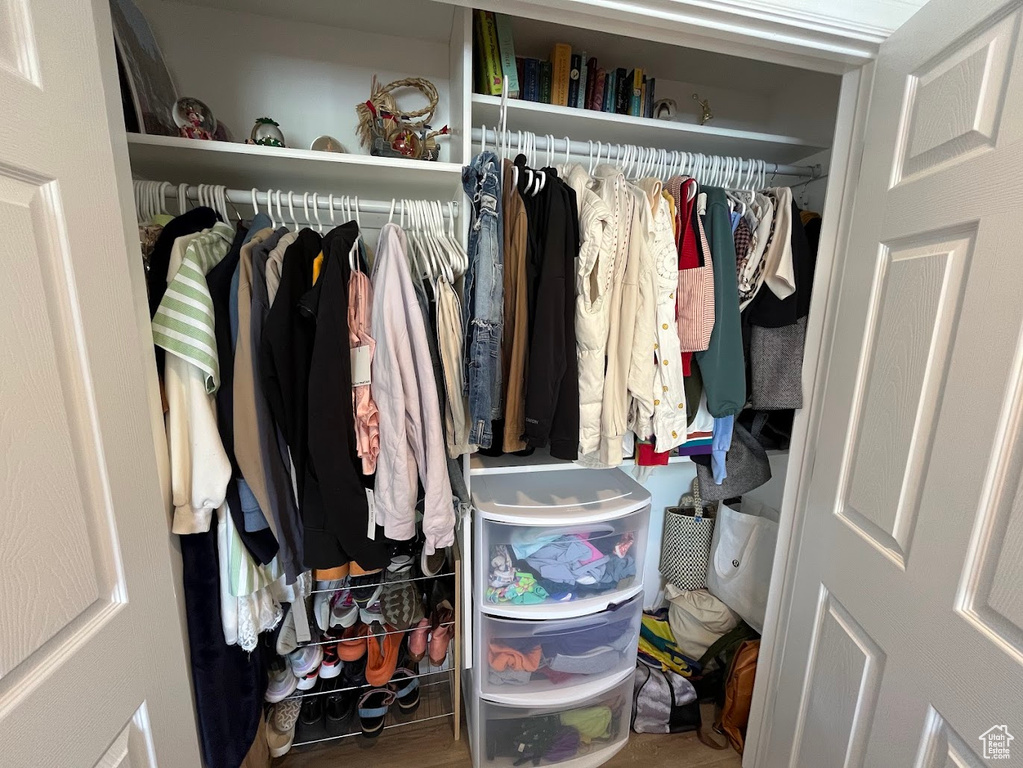 View of closet