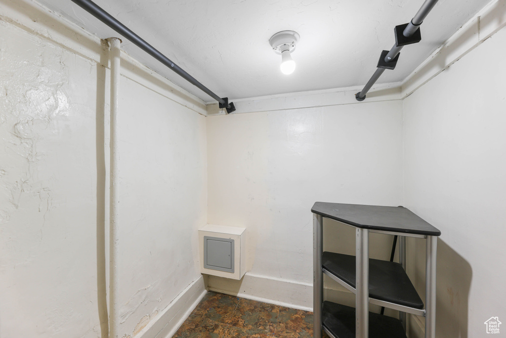 View of spacious closet