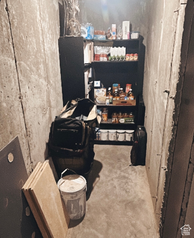 View of storage room
