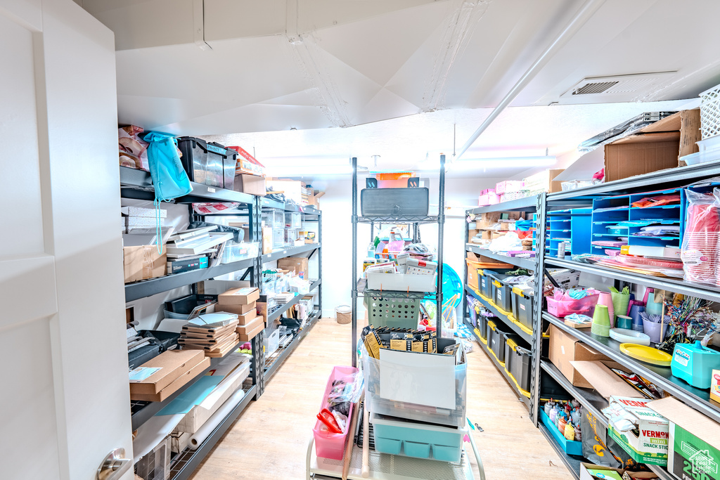 View of storage room