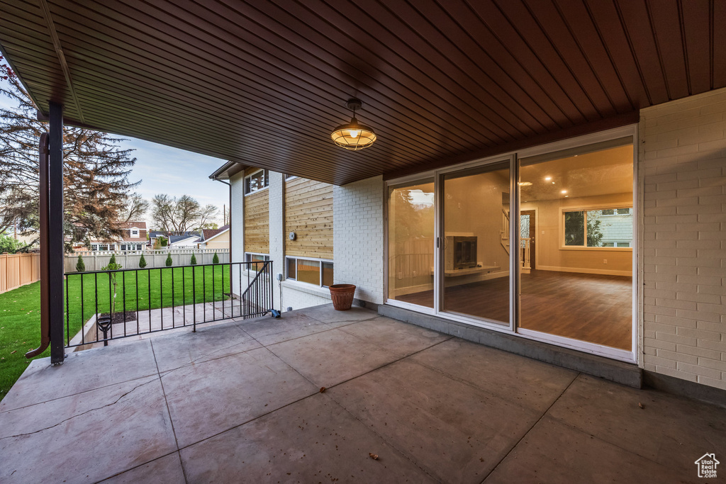 View of patio / terrace with fence