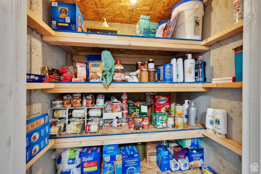 View of storage area
